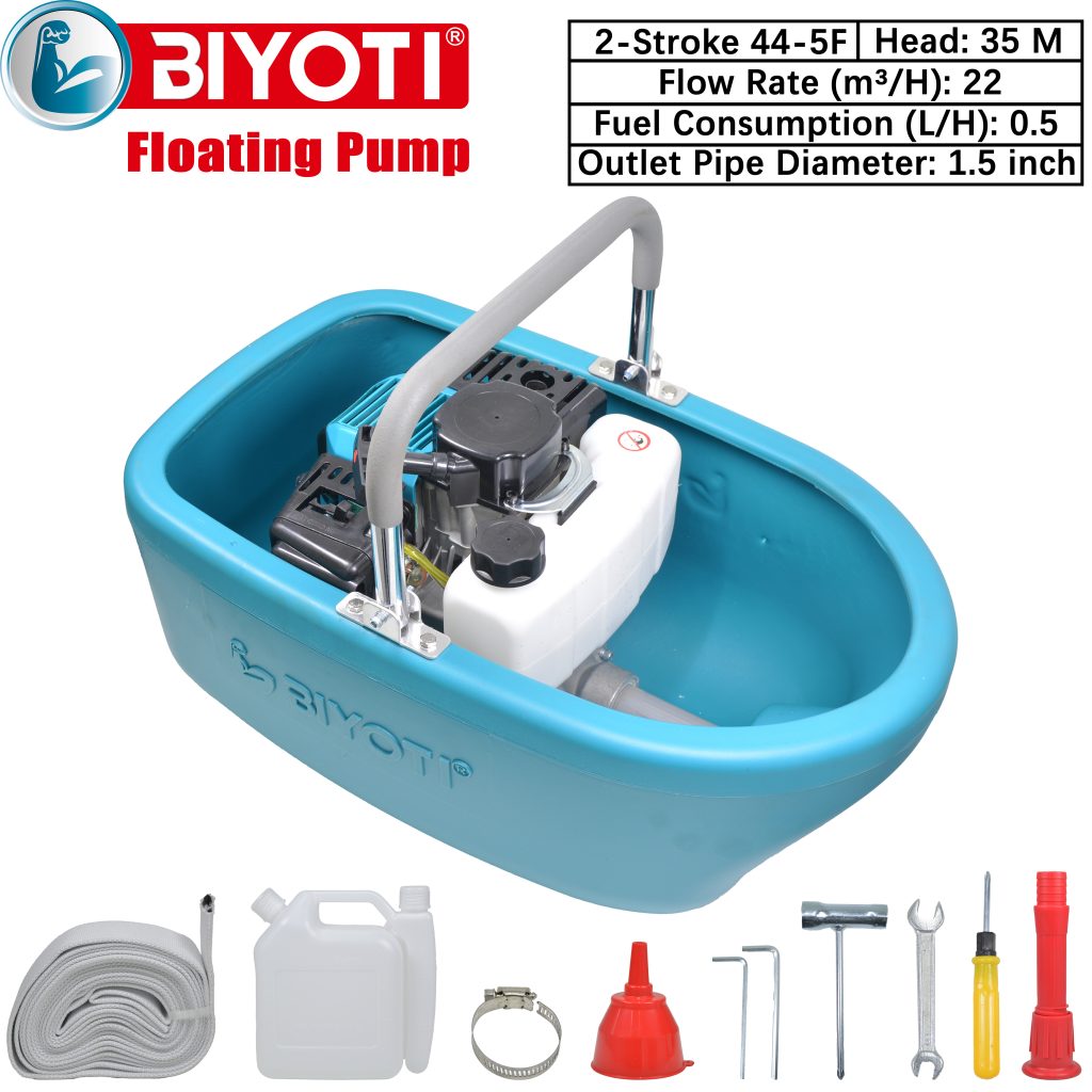 BIYOTI® Gasoline Floating Pump Irrigation & Drainage Guide