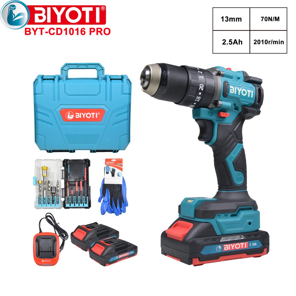 BYT-CD1016 PRO Cordless Drill Kit