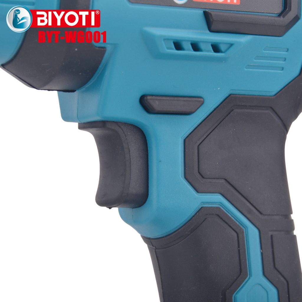 Comfort Grip of the BYT-WG001 Brushless Cordless Welding Gun