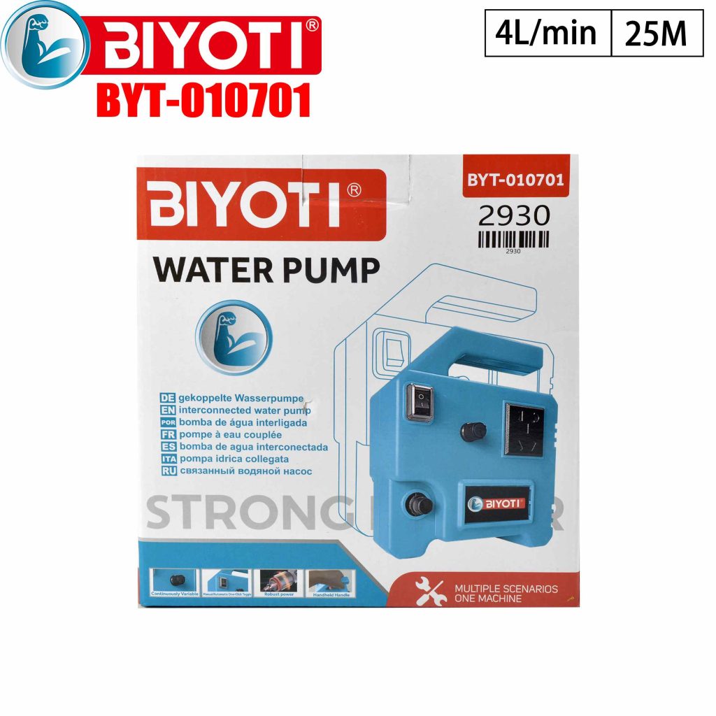 Box for the BYT-010701 Versatile Portable Water Transfer Pump