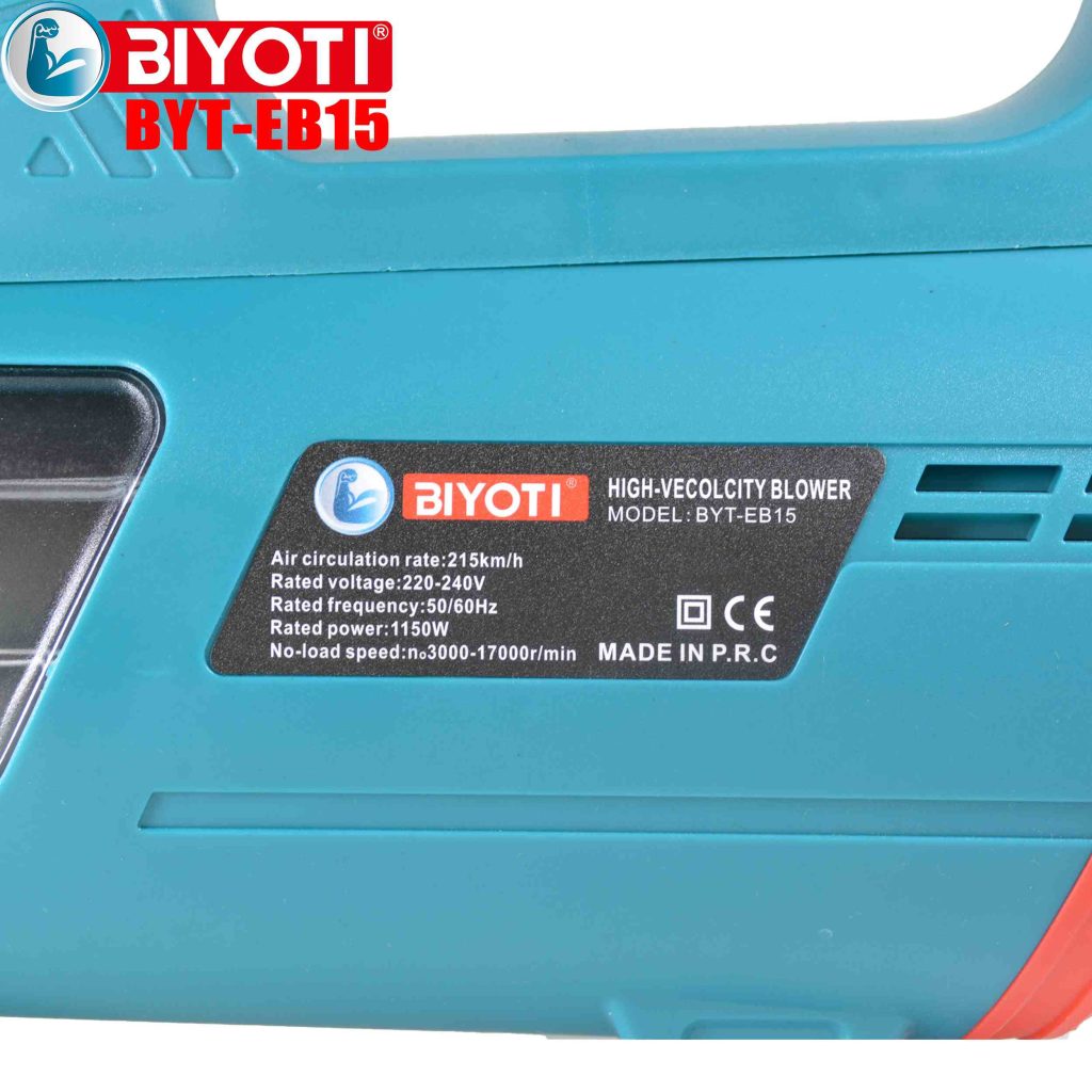 BYT-EB15 Blower Parameters